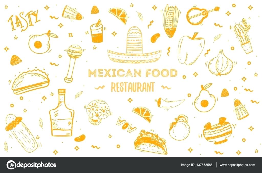 1024x678 Menu Background Template Food Sketch Vector For Poster On White