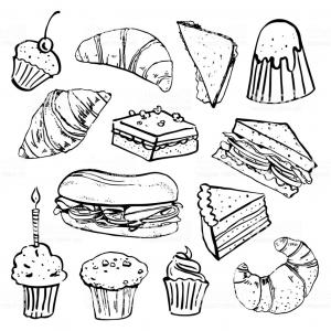 300x300 Photostock Vector Fast Food Design Concept Set With Sandwich