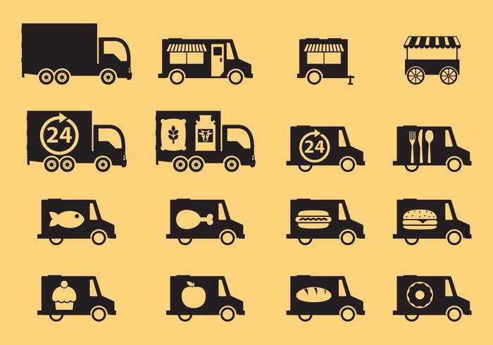 700x490 Food Trucks Icons