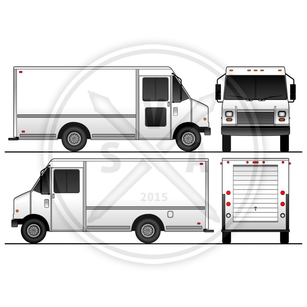 Food Truck Template Vector at Collection of Food