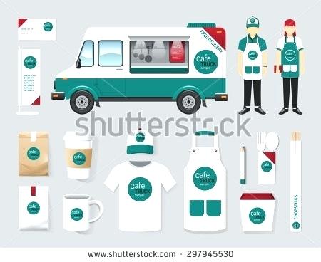 450x368 Food Truck Design Template Luxury Vector Restaurant Cafe Set
