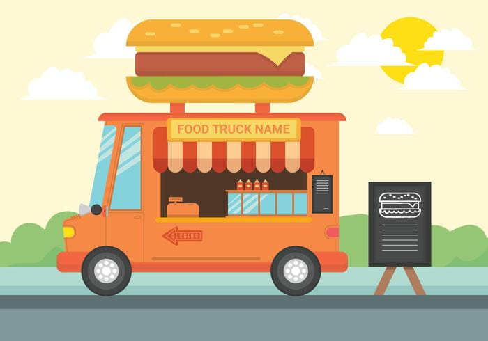700x490 Food Truck Vector Illustration Free Graphics Uihere