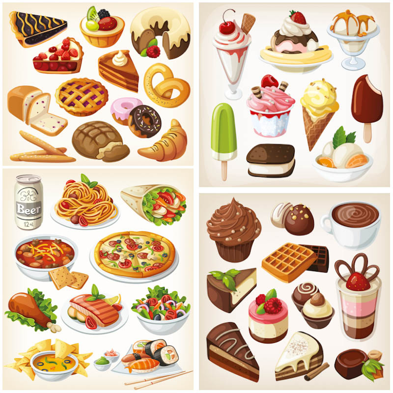 800x800 Food Vector Art Images