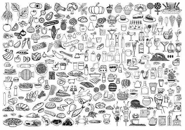 626x442 Food Sketches Vectors, Photos And Free Download