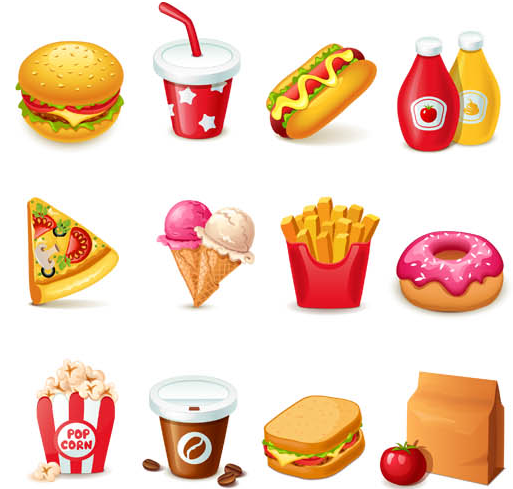 513x489 Fast Food Free Vector Material Free Download