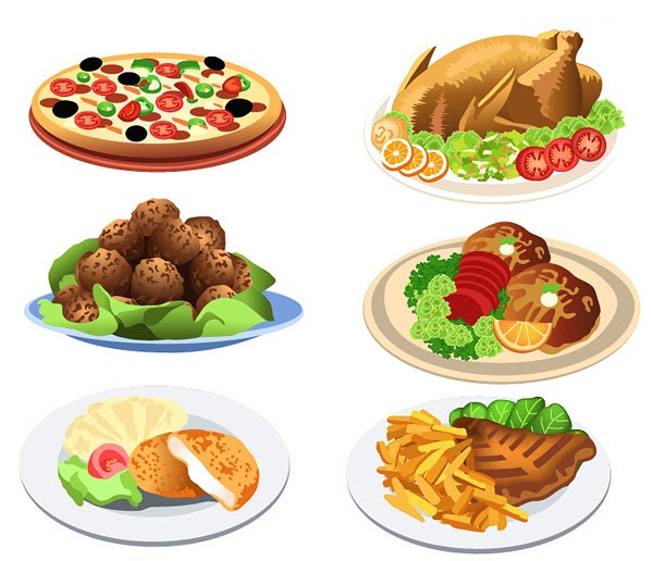 600x516 Western Style Food Vector Material My Free Photoshop World