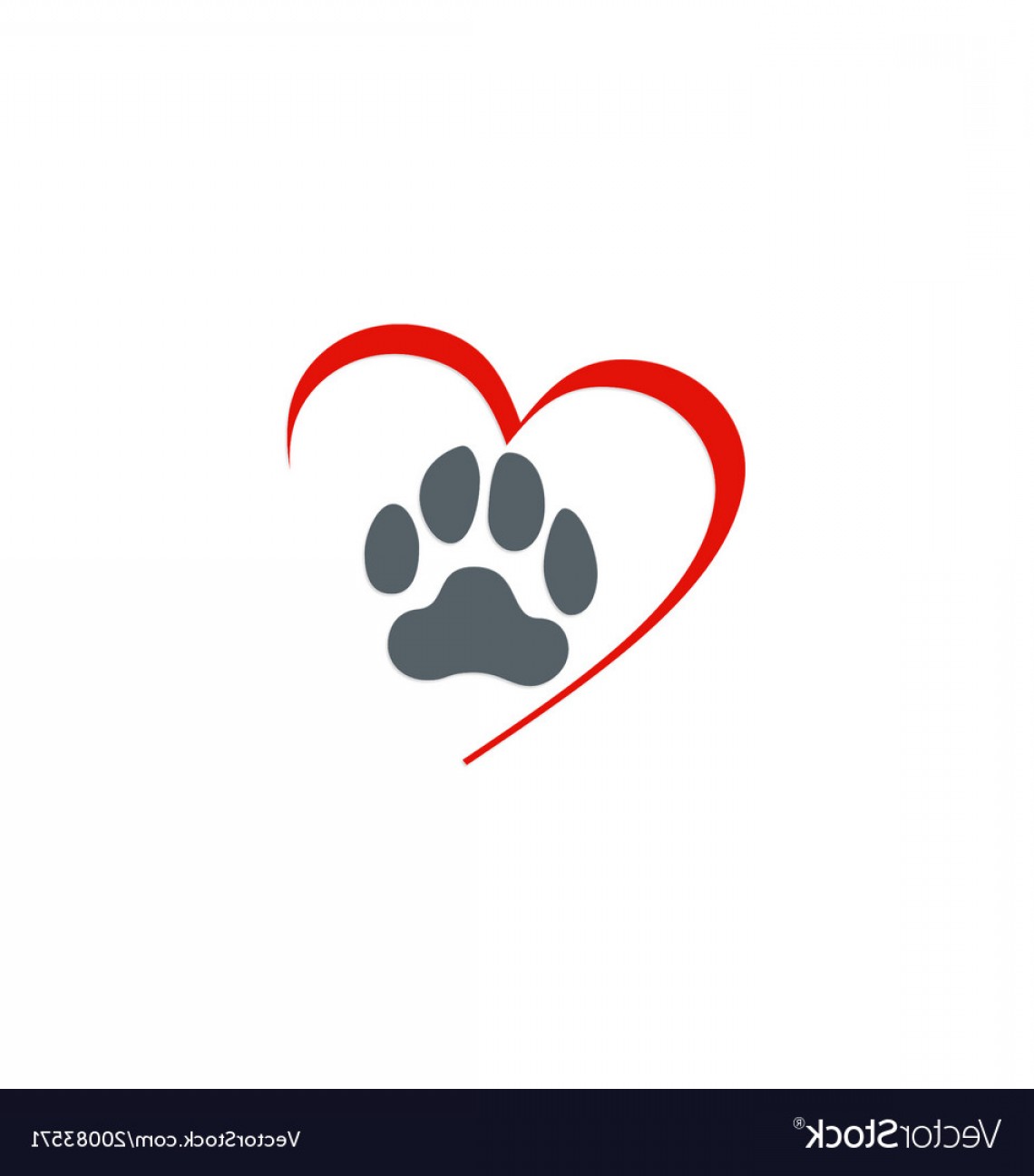 1140x1296 Love Dog Foot Step Logo Vector Soidergi