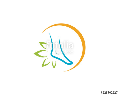 500x400 Foot Logo Template Vector Icon Stock Image And Royalty Free