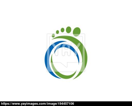 512x410 Foot Logo Vector