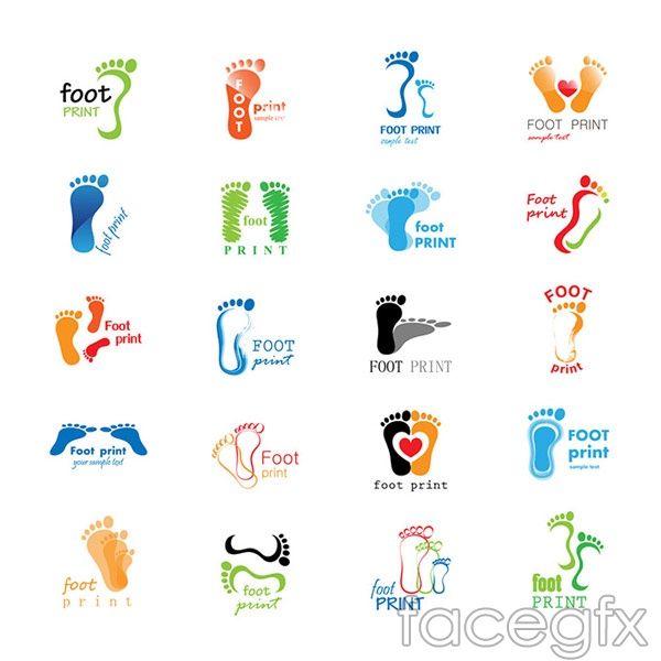 600x600 Fashion Footprint Logo Vector Icon Logo Desing, Logos, Salon Logo