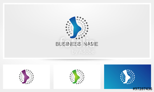 500x300 Foot Ankle Logo Stock Image And Royalty Free Vector