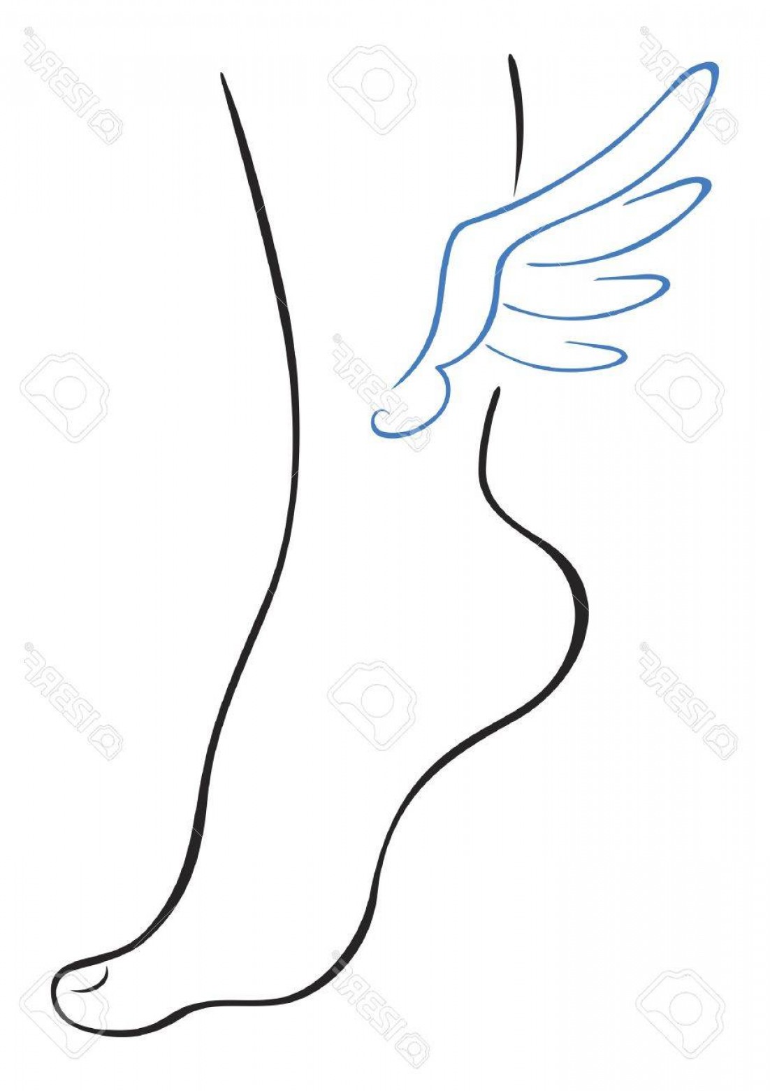1102x1560 Photosymbol Of Winged Foot Isolated On White Soidergi