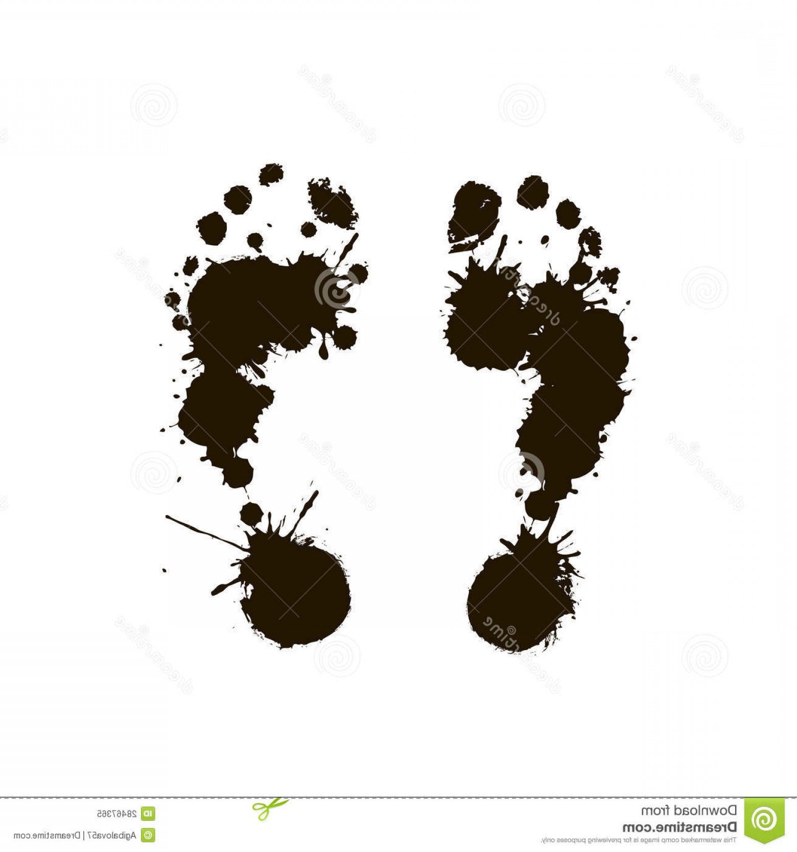 1560x1668 Royalty Free Stock Photo Black Prints Human Foot Vector