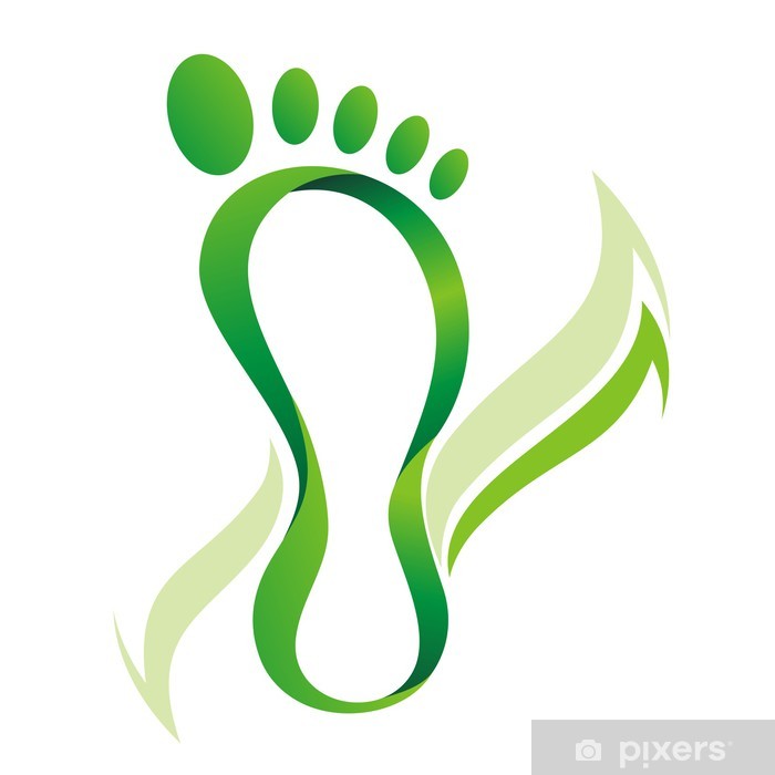 700x700 Podiatrist Foot Vector Logo Poster