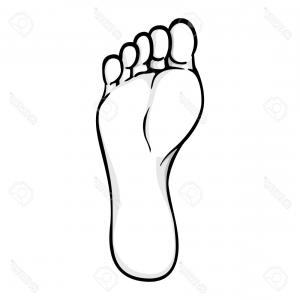 Foot Print Icon Bare Black White Feet Vector Stock Illustration 300x300 Foot Print Icon Bare Black White Feet Vector Stock Illustration