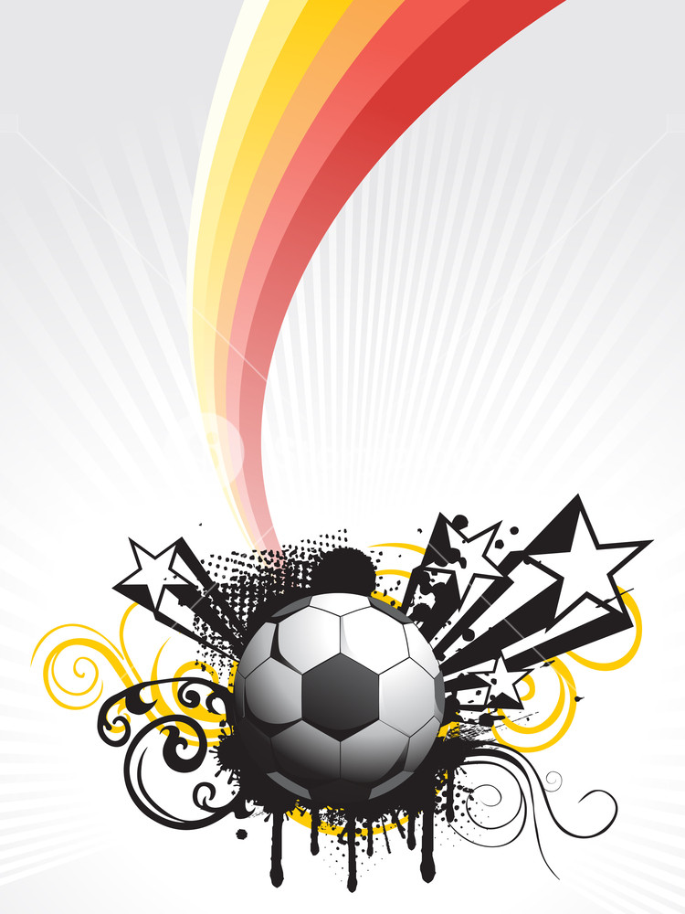 750x1000 Abstract Vector Football Background Royalty Free Stock Image