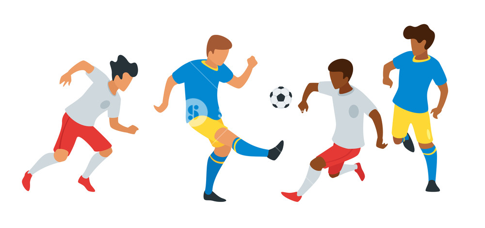 1000x472 Soccer Players Faceless Silhouettes Football Match Championship