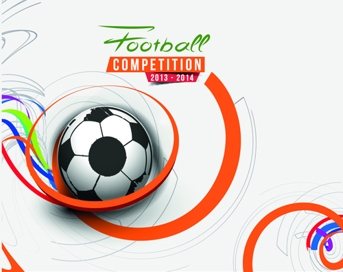 500x396 Abstract Football Elements Background Vector Free Download