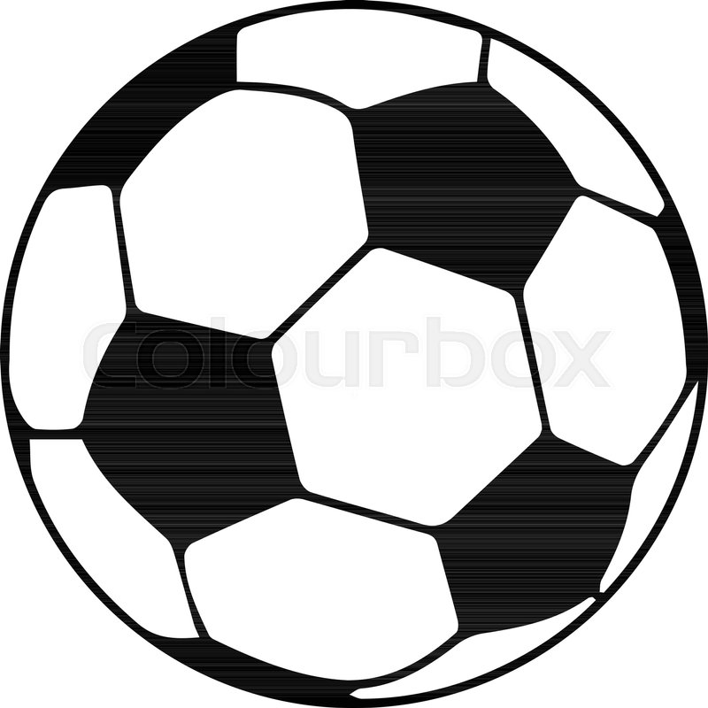 800x800 Soccer Ball Icon Simple Illustration Stock Vector Colourbox