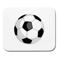 190x190 Football Soccer Ball Vector Mouse Pad Spreadshirt