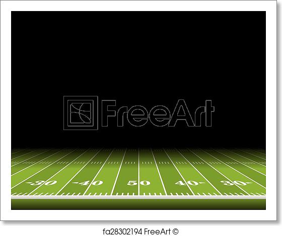 560x470 Grass American Football Field Sideline View From The Sideline