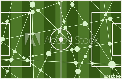 500x325 Molecule And Communication Background Football Field Textured