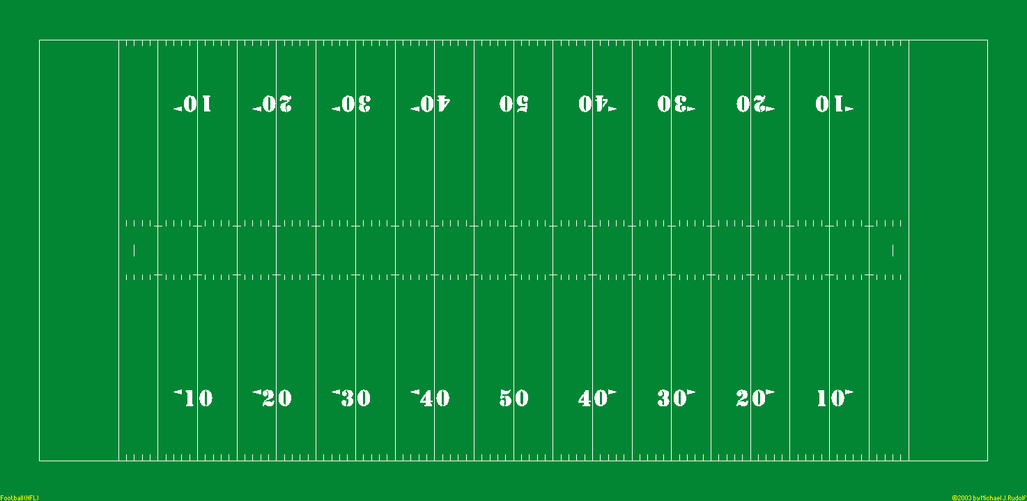 Printable Nfl Football Field Template