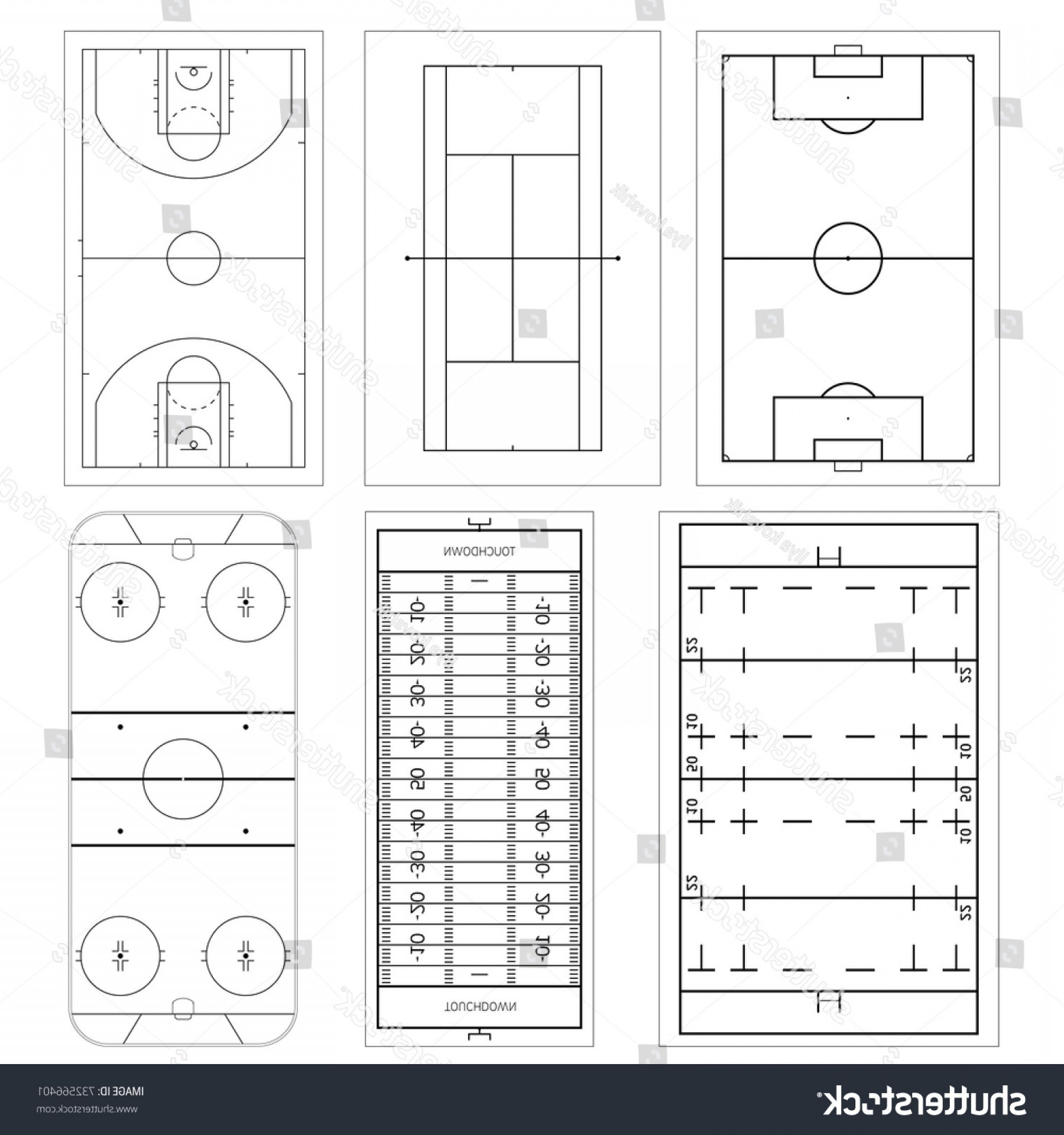 1800x1920 Top Of A Half Basketball Lines Vector Sarahgardan