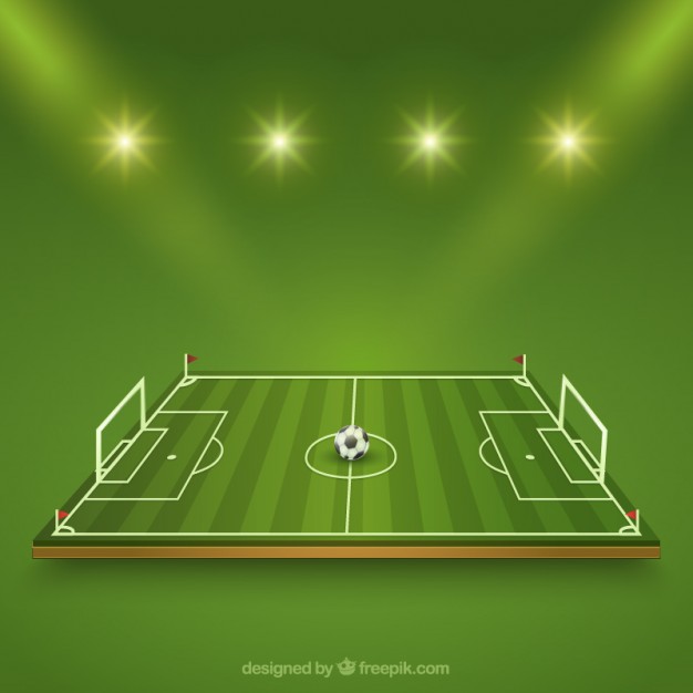 626x626 Football Field Vector Free Download