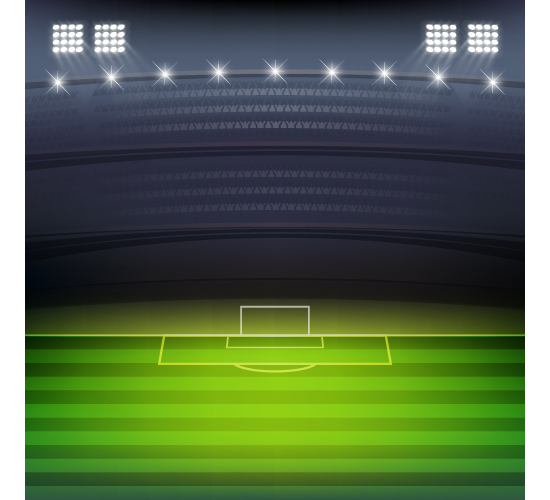 550x500 Football Field And Spotlights Background Vector Free Download