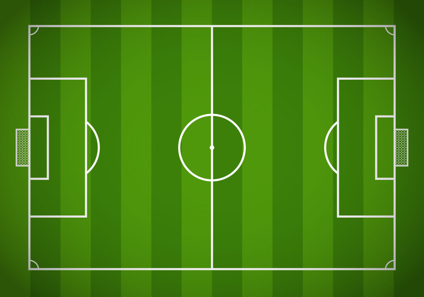 1400x980 Soccer Field Free Vector Art