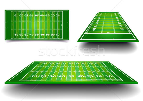 600x424 American Football Field Vector Illustration Felix Pergande