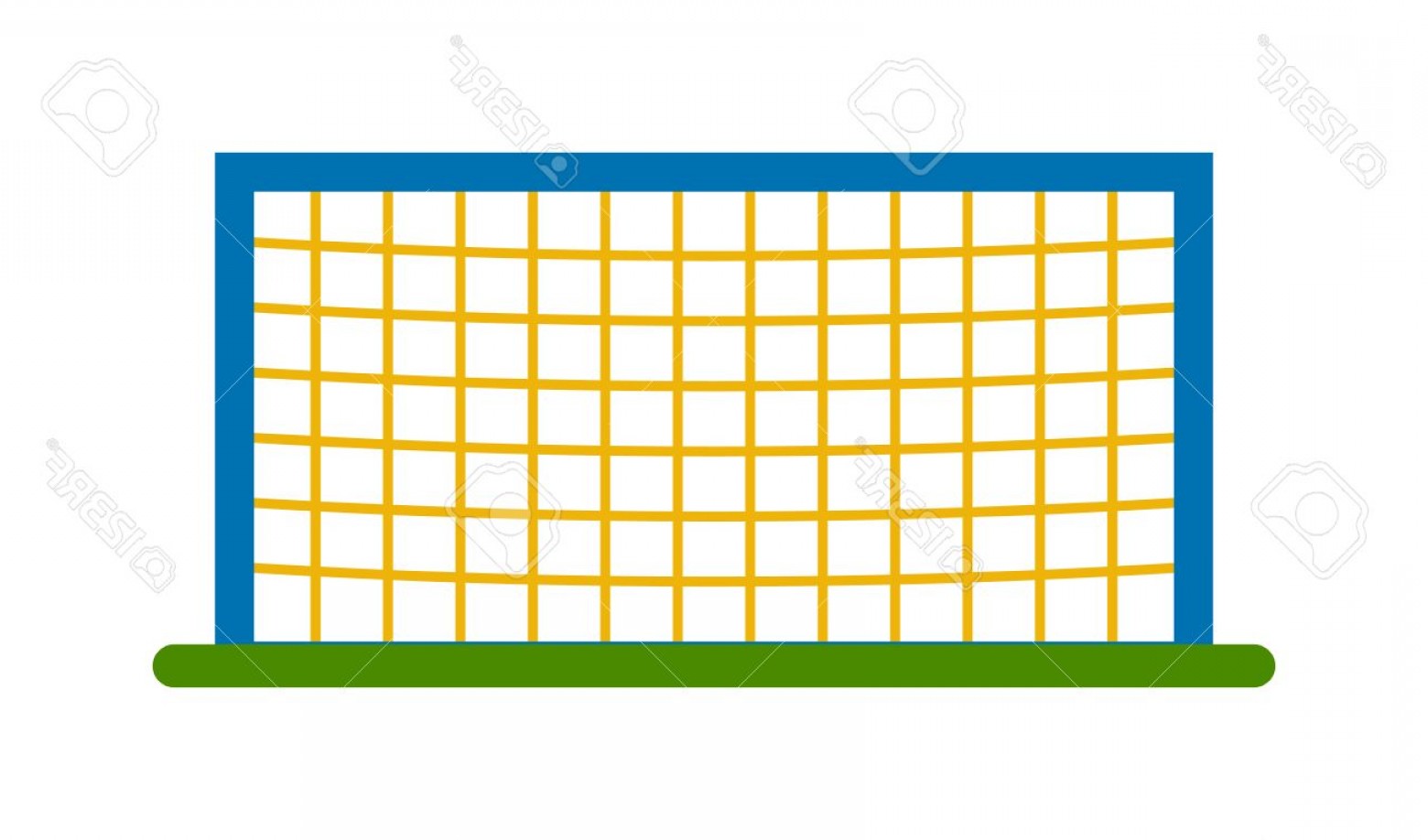 Photostock Vector Soccer Goal Post With Net Association Football 1560x918 Photostock Vector Soccer Goal Post With Net Association Football
