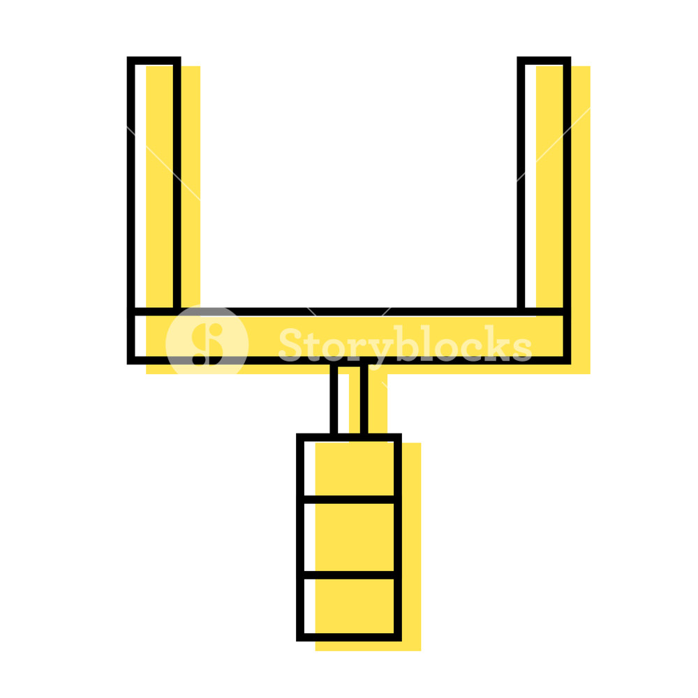 Football Goal Post Vector at Vectorified.com | Collection of Football ...