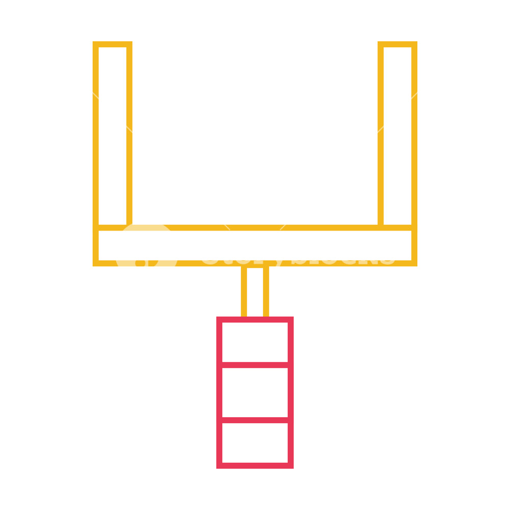 Football Goal Post Vector at Vectorified.com | Collection of Football ...