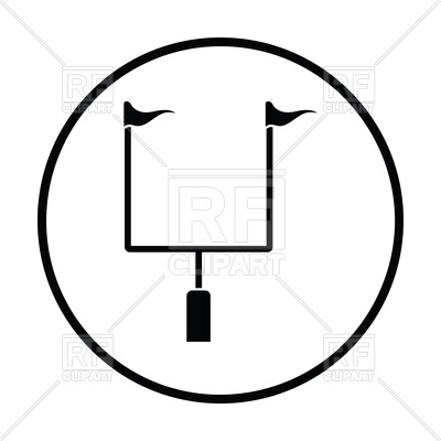 American Football Goal Post Icon Vector Image Of Signs, Symbols 400x400 American Football Goal Post Icon Vector Image Of Signs, Symbols