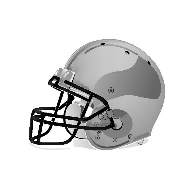 Football Helmet Silhouette Vector at Vectorified.com | Collection of ...