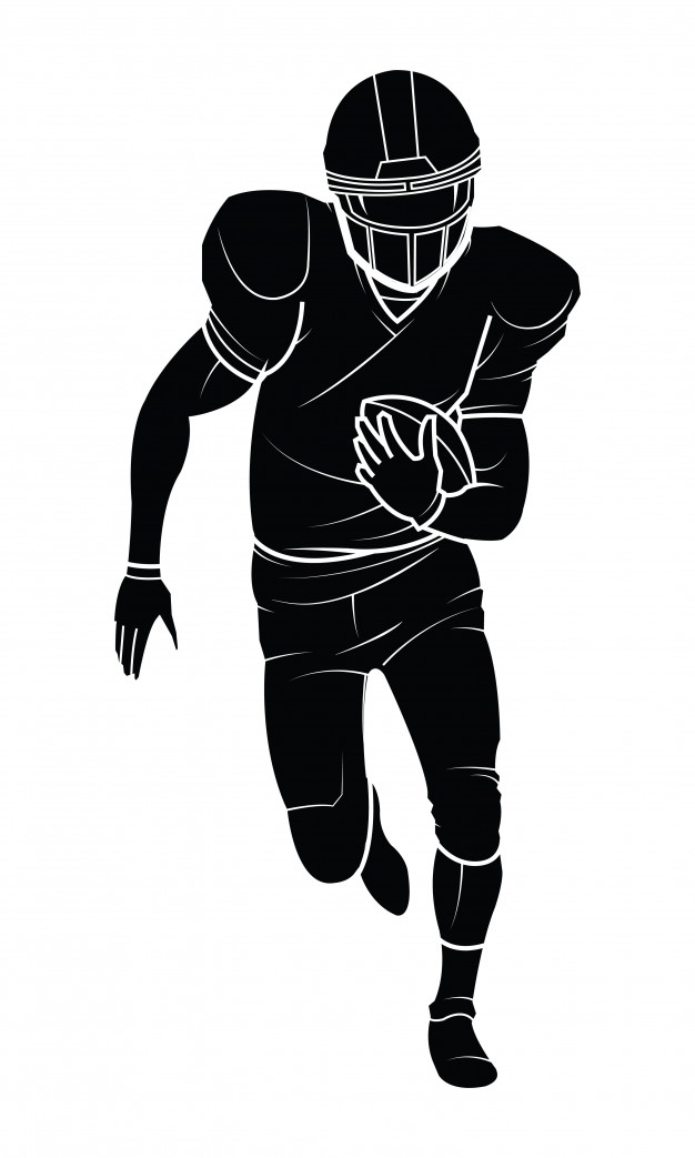 Vector American Football Players Silhouette Vector Premium Download 626x1043 Vector American Football Players Silhouette Vector Premium Download