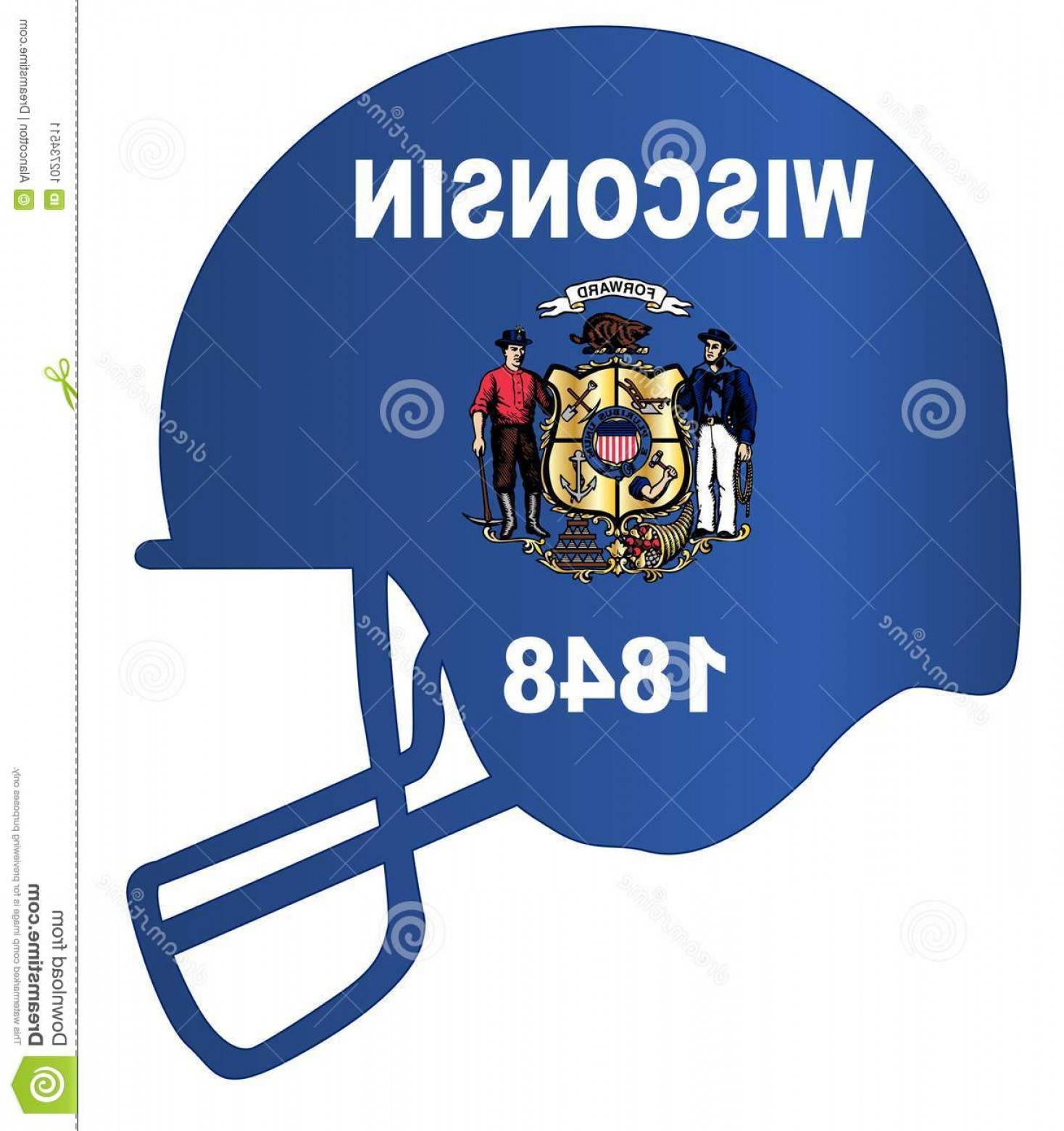 Wisconsin State Flag Football Helmet Below Silhouette Image Soidergi 1468x1560 Wisconsin State Flag Football Helmet Below Silhouette Image Soidergi