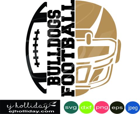 Bulldogs Football Helmet Split Design Dxf Png 480x390 Bulldogs Football Helmet Split Design Dxf Png
