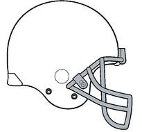 Football Helmet Template Vector at Vectorified.com | Collection of ...