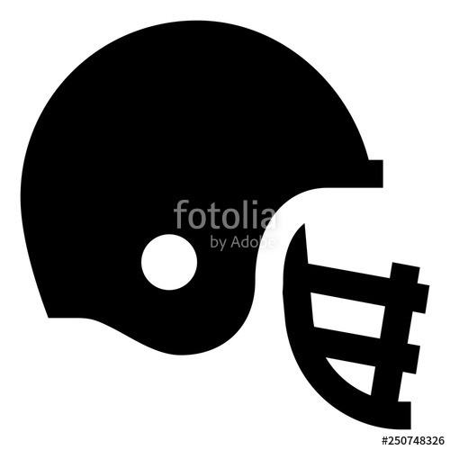 500x500 Football Helmet Vector Icon Stock Image And Royalty Free Vector
