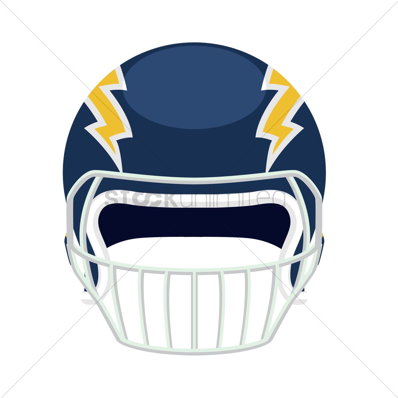Free Front View Of An American Football Helmet Vector Image 1300x1300 Free Front View Of An American Football Helmet Vector Image