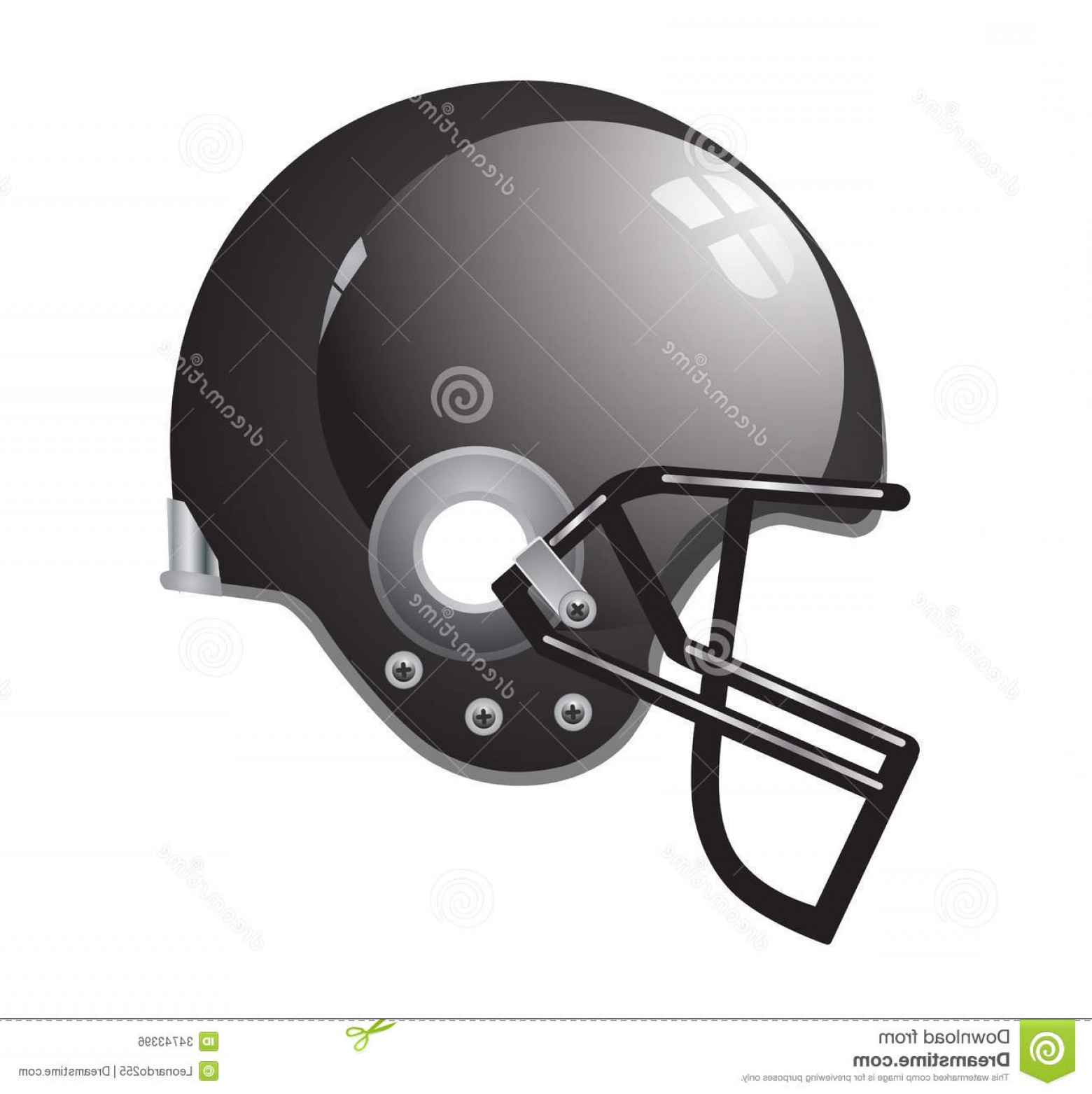 Black Football Helmet Vector Studiogrfx 1560x1563 Black Football Helmet Vector Studiogrfx