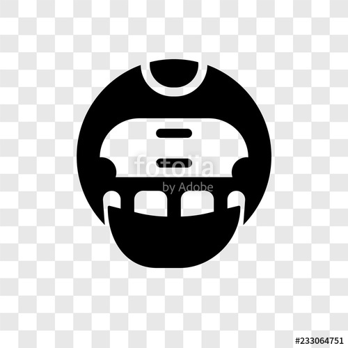 American Football Helmet Vector Icon Isolated On Transparent 500x500 American Football Helmet Vector Icon Isolated On Transparent