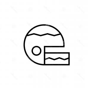 300x300 American Football Icon Vector Sign Symbol Isolated White