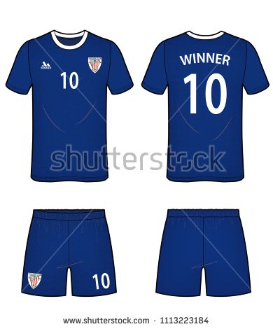 390x470 Football Soccer Uniform Design Team Jersey Vector Illustration
