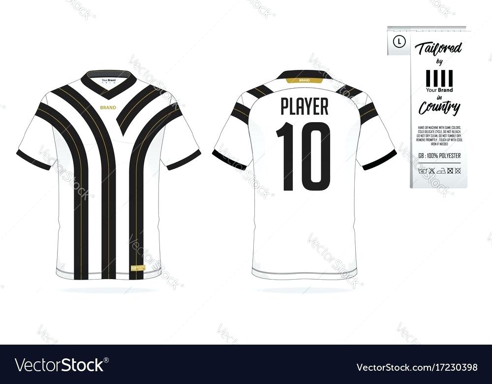 1000x780 Soccer Kit Or Football Jersey Template And Logo Vector Image Shirt