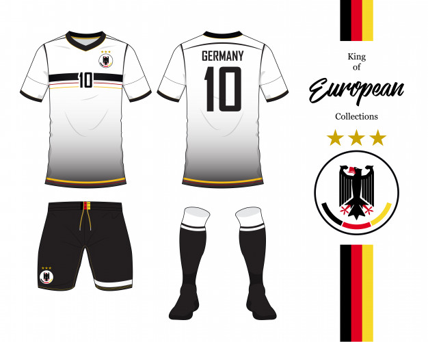 626x500 Germany Soccer Jersey Or Football Kit Template Vector Premium