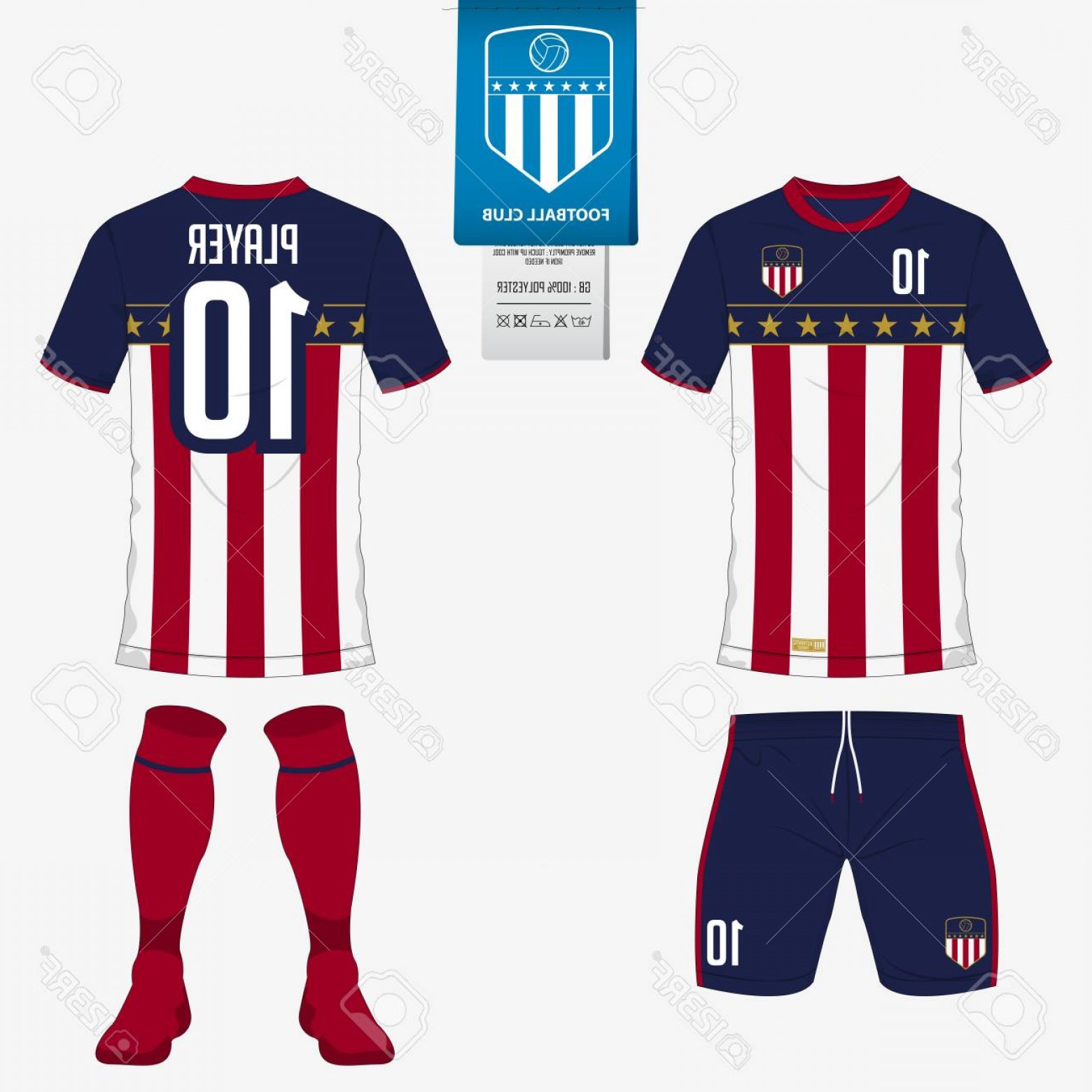 1560x1560 Photostock Vector Soccer Jersey Or Football Kit Short Sock